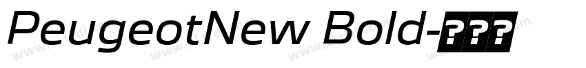 PeugeotNew Bold字体转换